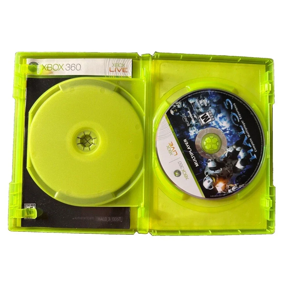 Halo 2 Game Lot Halo 3 ODST & Halo 4 Xbox360